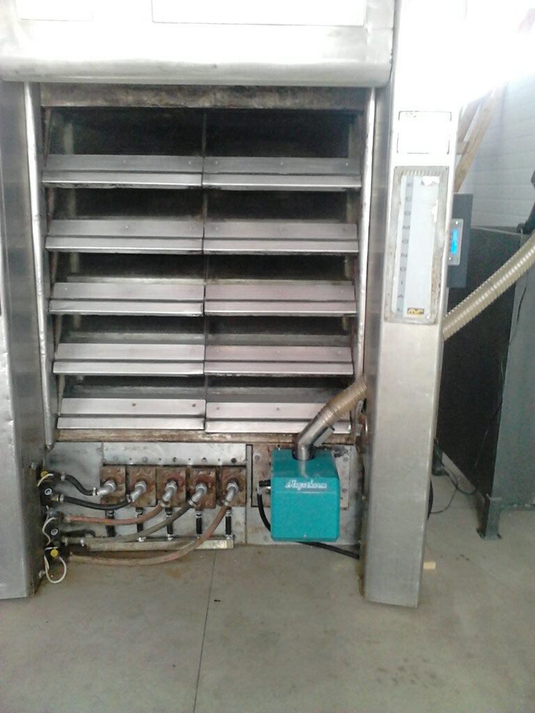Brûleur granulés de bois PYRO 80 installé dans une boulangerie cyclothermique - Megatherm
