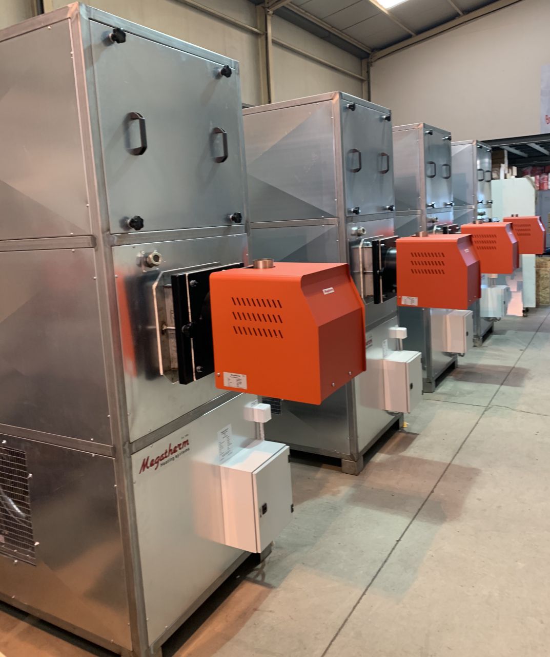 Notos Installation of Pellet Space Heater - Megatherm