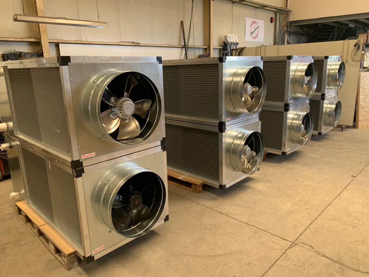 Installation du ventilo-convecteur à eau Thermo 100 - Megatherm
