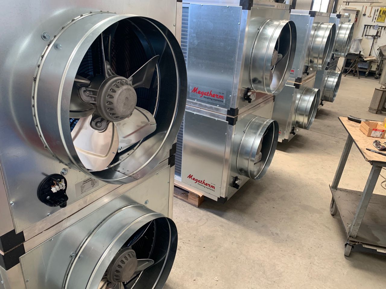 Installation of Thermo 100 Water Fan Coil - Megatherm