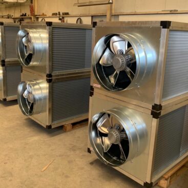 Installation of Thermo 100 Water Fan Coil - Megatherm