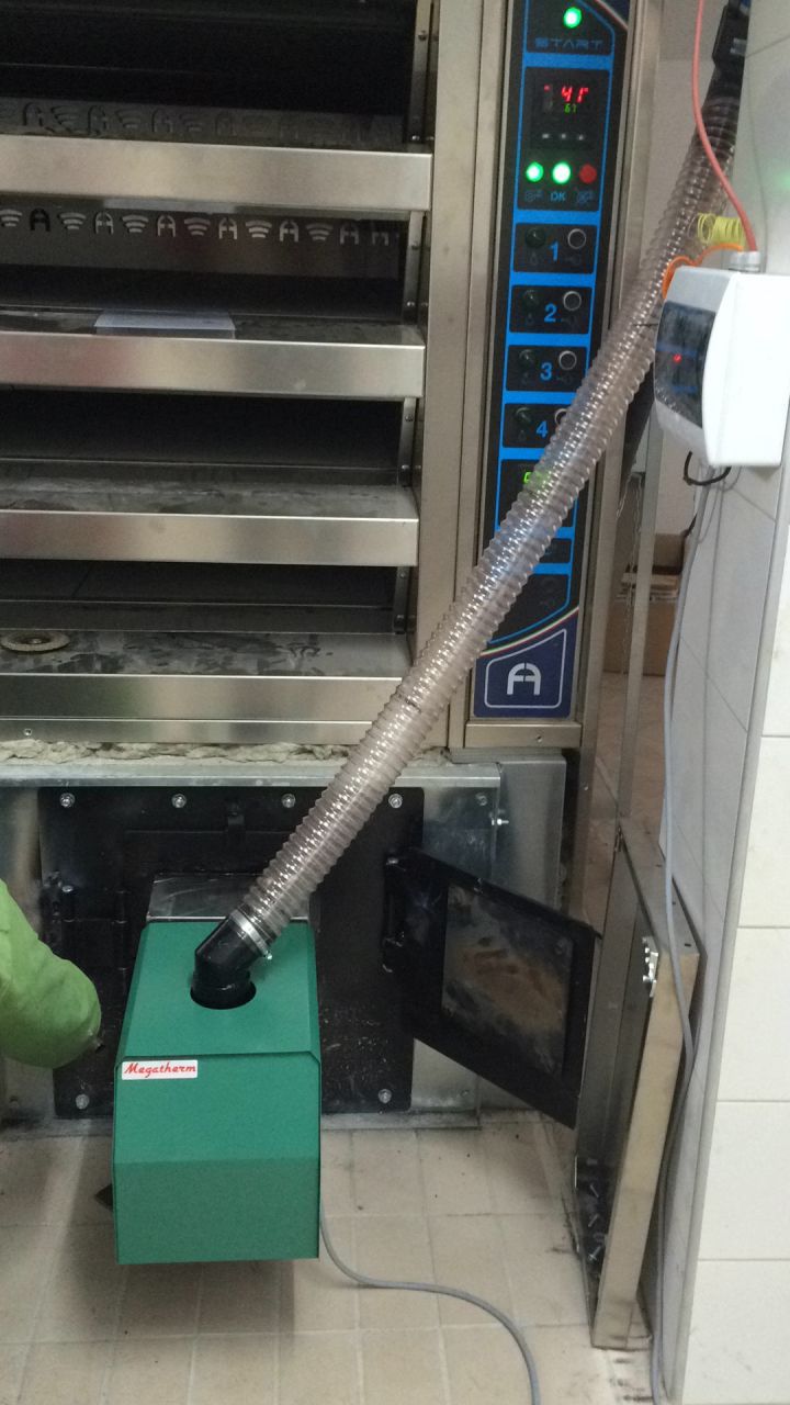 Wood Pellet Burner PYRO 80 Installed in Cyclothermic Bakery