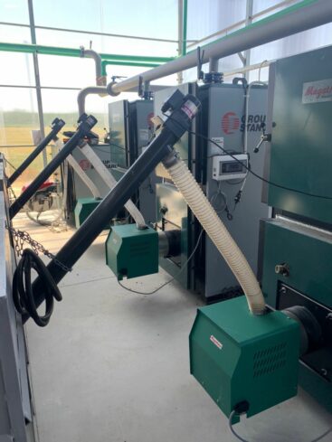 Pyro 250 Pro Εγκατάσταση 3 Καυστήρων Wood Pellet σε Θερμοκήπιο Παραγωγής Κάνναβης - Megatherm