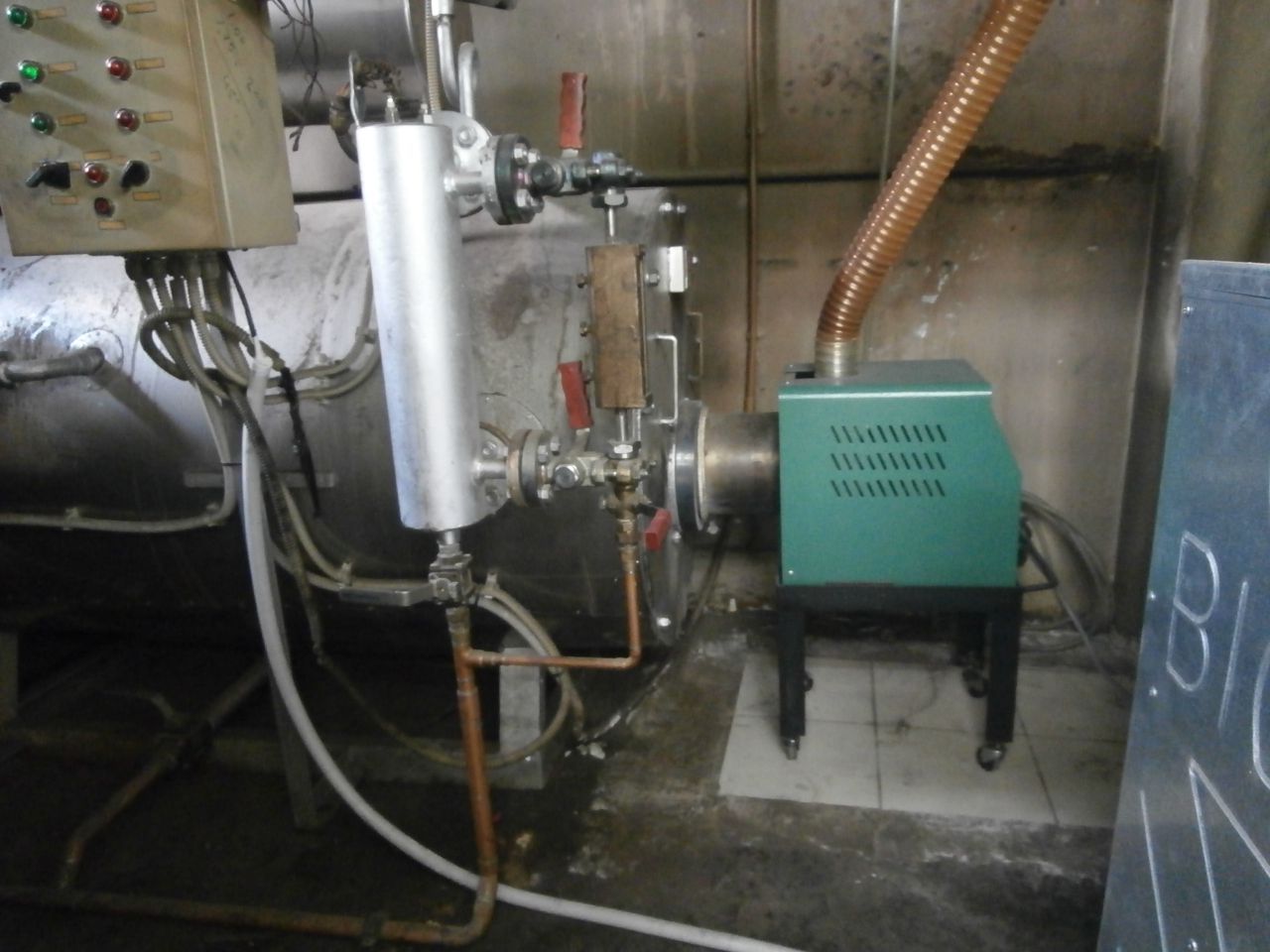 Pyro 150 Pro Installation d'une chaudière à vapeur à brûleur à granulés de bois en Crète - Megatherm