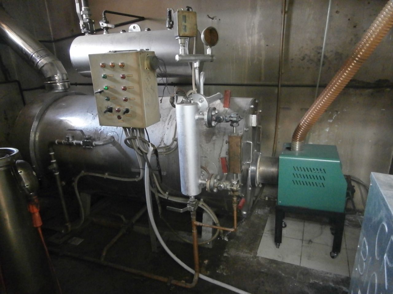 Pyro 150 Pro Installation of Wood Pellet Burner Steam Boiler in Crete - Megatherm