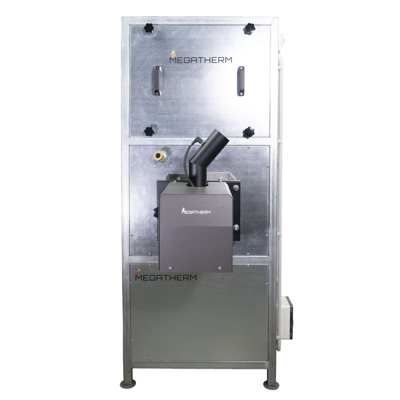 Calderas de Aire Caliente Notos 60-80 - Sistemas de Calefacción Industrial Parte Anterior - Megatherm