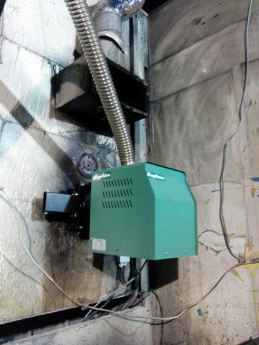 Pyro 150 Pro Εγκατάσταση Καυστήρα Wood Pellet σε Βαφείο Αυτοκινήτων στην Πορτογαλλία - Megatherm